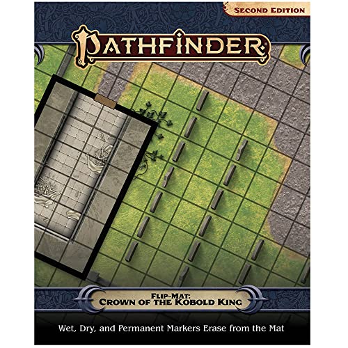 ゲーム盤競り合い 英語 亜米利加 外国で競り合い Pathfinder Flip-Mat: Crown of the Kobold Kingゲーム盤競り合い 英語 亜米利加 外国で競り合い