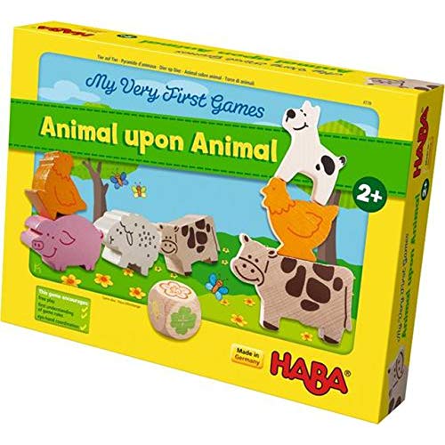 ボードゲーム 英語 アメリカ 海外ゲーム HABA My Very First Games - Animal Upon Animal Wood Stacking Game (Made in Germany)ボードゲーム 英語 アメリカ 海外ゲーム｜angelica