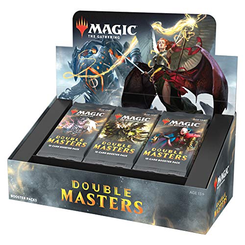 ゲーム盤力くらべ 英語 亜米利加 外国で力くらべ Magic: The Gathering Double Masters Draft Booster Box | 24 Packs (360 Cards) | 1 Box Topperゲーム盤力くらべ 英語 亜米利加 外国で力くらべ