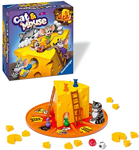 ゲーム盤力くらべ 英語 亜米利加 外国で力くらべ Ravensburger Cat \u0026 Mouse Board Games for Children Age 4 Years Up - 2 to 4 Players - Kids Giftsゲーム盤力くらべ 英語 亜米利加 外国で力くらべ