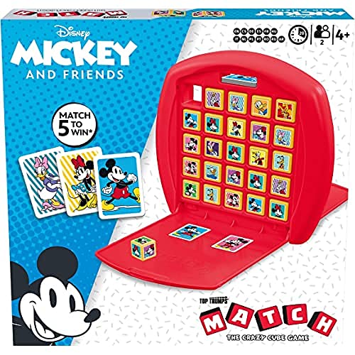ゲーム盤力くらべ 英語 亜米利加 外国で力くらべ Top Trumps Match Game Mickey Mouse - Family Board Games for Kids and Adults - Matching Game and Memory Game - Fun Two Player Kids Games - Memories and Learning, Board Games fゲーム盤力くらべ 英語 亜米利加 外国で力くらべ