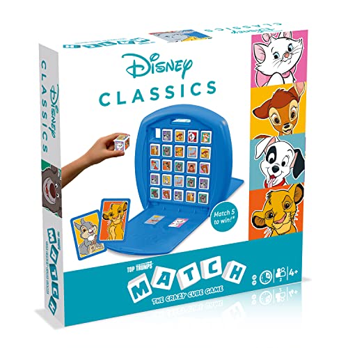 ゲーム盤力くらべ 英語 亜米利加 外国で力くらべ Top Trumps Disney Animals Match Board Game, Play with Simba, Patch, Bambi, Dumbo and Thumper, educational travel game, gift and toy for boys and girls aged 4 plusゲーム盤力くらべ 英語 亜米利加 外国で力くらべ