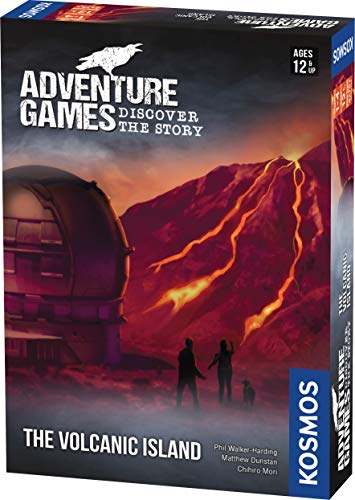 ゲーム盤手合わせ 英語 亜米利加 外国で手合わせ Adventure Games: The Volcanic Island | A Kosmos Game from Thames \u0026 Kosmos | Collaborative, Replayable Storytelling Game Experience for 1 to 4 Players | Ages 12+ゲーム盤手合わせ 英語 亜米利加 外国で手合わせ ボードゲーム-ファミリートイ・ゲーム