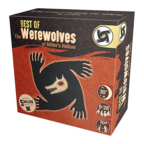 ゲーム盤力くらべ 英語 亜米利加 外国で力くらべ Best of The Werewolves of Miller\u0027s Hollow Party Game Box Set - Ultimate Character Collection! Bluffing \u0026 Deduction Game for Kids and Adults, Ages 10+, 8-28 Players, 30 Min Plゲーム盤力くらべ 英語 亜米利加 外国で力くらべ
