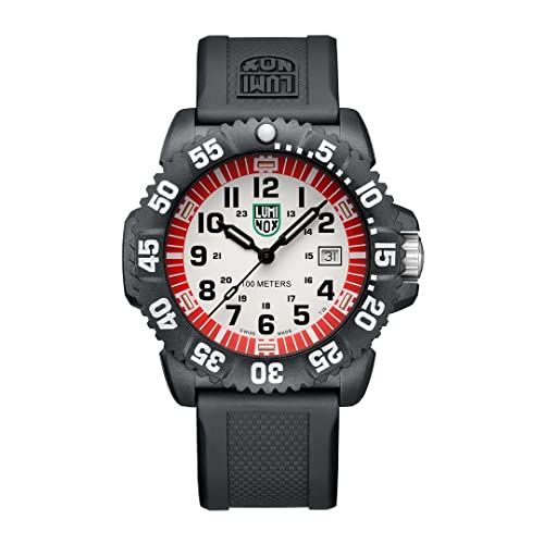 ウオッチ ルミノックス 亜米利加米国海軍SEAL軍事部隊 ミリタリーウォッチ メンズ Luminox - G Sea Lion X2.2057 - Mens Watch 44 粍 - Military Watch with Black Case/Band/Numbers White/Red Dial - Date ウオッチ ルミノックス 亜米利加米国海軍SEAL軍事部隊 ミリタリーウォッチ メンズ