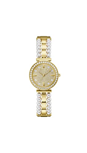 腕時計 ゲス GUESS レディース Guess Ladies 30mm Watch - Gold Tone Bracelet Champagne Dial Gold Tone Case腕時計 ゲス GUESS レディース|angelica