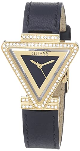 腕時計 ゲス GUESS レディース Guess Ladies 34mm Watch - Black Strap Black Dial Gold Tone Case腕時計 ゲス GUESS レディース｜angelica