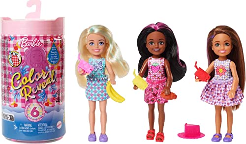 バービー バービー人形 Barbie Color Reveal Small Doll & Accessories, Picnic Series, 6 Surprises, 1 Chelsea Doll (Styles May Vary)バービー バービー人形｜angelica