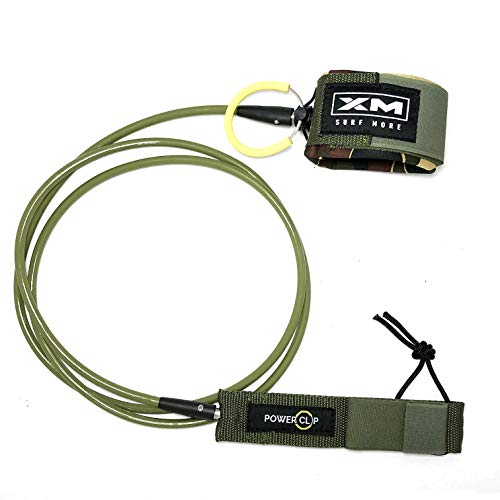 【楽天市場】サーフィン リーシュコード マリンスポーツ XM SURF MORE Regular 7ft Surfboard Leash with Power Clip Quick