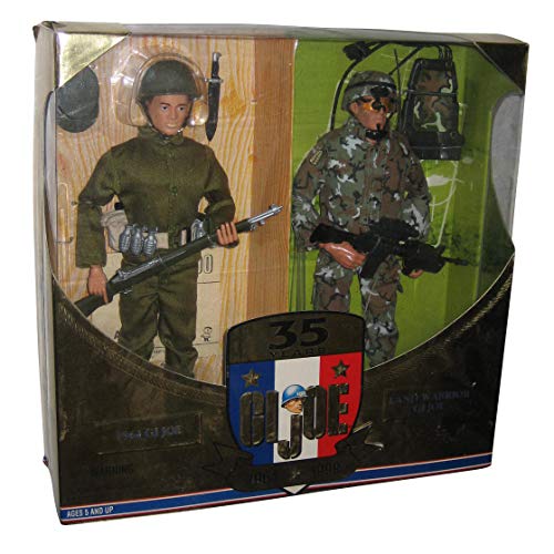 G.I.ジョー おもちゃ フィギュア アメリカ直輸入 映画 G.I. Joe 35th Anniversary Land Warriors Action Figure 2-pack Then and Now CaucasianG.I.ジョー おもちゃ フィギュア アメリカ直輸入 映画画像