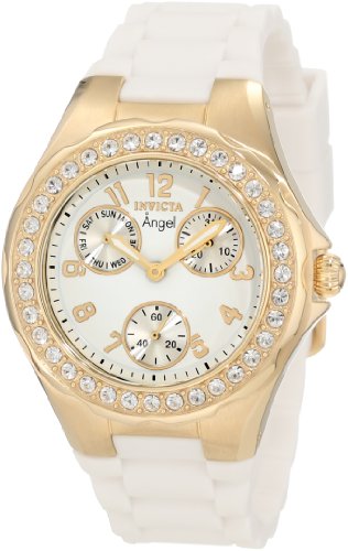 腕時計 インヴィクタ インビクタ レディース Invicta Women's 1644 Angel Jelly Fish Crystal Accented White Dial Watch腕時計 インヴィクタ インビクタ レディース|angelica