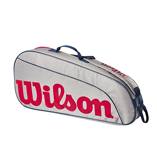 【楽天市場】テニス バッグ ラケットバッグ バックパック WILSON Junior Tennis Racket Bag Grey/Red