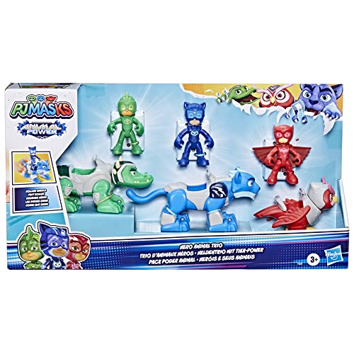PJ Masks しゅつどう！パジャマスク アメリカ直輸入 おもちゃ PJ Masks Power Hero Animal Trio Playset, with 3 Cars and Action Figures, Preschool Toys, Superhero Toys for 3 Year Old Boys and Girls PJ Masks しゅつどう！パジャマスク アメリカ直輸入 おもちゃ画像