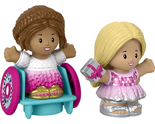 バービー バービー人形 Fisher-Price Little People Toddler Toys Barbie Party Figure Set with 2 Characters for Preschool Pretend Play Kids Ages 18+ Monthsバービー バービー人形｜angelica