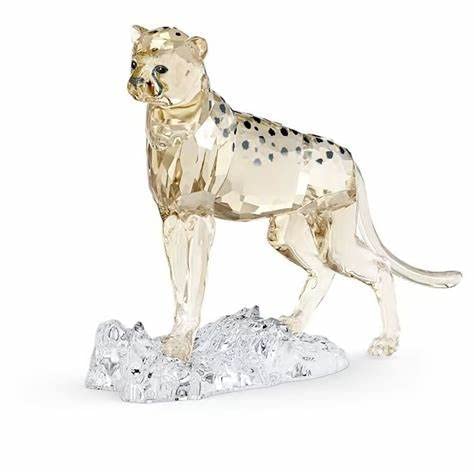 スワロフスキー 結晶 飾りつけ 飾りつけ SWAROVSKI Africa\u0027s Elegance SCS Cheetah Baby Jabariスワロフスキー 結晶 飾りつけ 飾りつけ SWAROVSKI