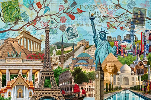 ジグソーパズル 海外製 アメリカ Ravensburger - Big City Collage - 5000 Piece Jigsaw Puzzle - Stunning Vivid Colors - The Globes Biggest Cities - Postcard Rendition - Frameable - Premium Quality - Puzzles for Adultsジグソーパズル 海外製 アメリカ｜angelica 32,104円