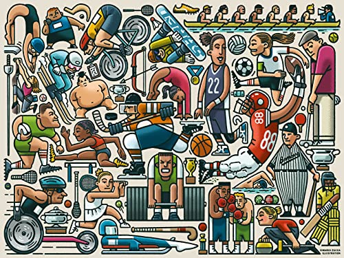 ジグソーパズル 海外製 アメリカ Ravensburger Athletic Fit 750 Piece Large Format Jigsaw Puzzle for Adults - 16940 - Every Piece is Unique, Softclick Technology Means Pieces Fit Together Perfectlyジグソーパズル 海外製 アメリカ｜angelica