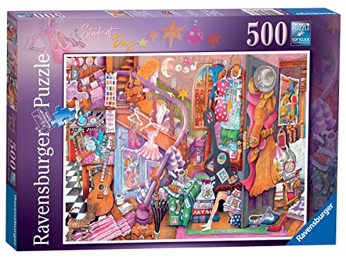ジグソーパズル 海外製 アメリカ Ravensburger Student Days 500 Piece Jigsaw Puzzle for Adults and Kids Age 10 Years Upジグソーパズル 海外製 アメリカ|angelica