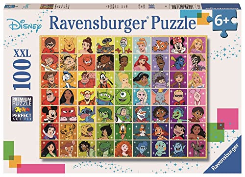ジグソーパズル 海外製 アメリカ Ravensburger - Disney Color Palette - 100 Piece Jigsaw Puzzle - Exciting, Colorful Grid of Disney and Pixar Favorites - Mickey & More - Premium Quality - Ideal Gift - Screen-Free Fun - Chiジグソーパズル 海外製 アメリカ|angelica