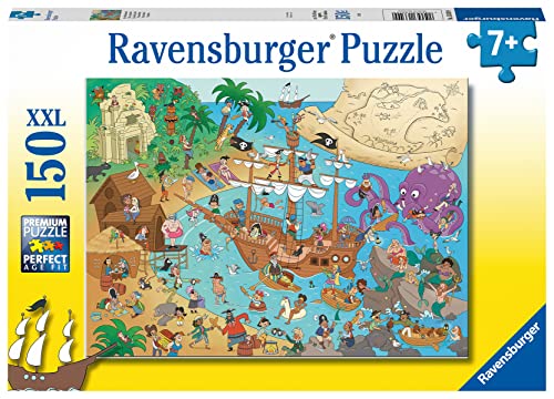 ジグソーパズル 海外製 アメリカ Ravensburger Children's Puzzle The Pirate Bay 150 Pieces Puzzle for Childrenジグソーパズル 海外製 アメリカ｜angelica