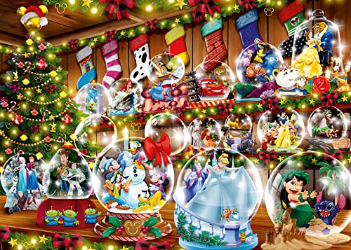 ジグソーパズル 海外製 アメリカ Ravensburger - Disney Christmas - 1000 Piece Jigsaw Puzzle - Dazzling Snow Globes with Cinderella, Snow White, Mickey Mouse, and More - Premium Quality - Ages 12+ジグソーパズル 海外製 アメリカ｜angelica