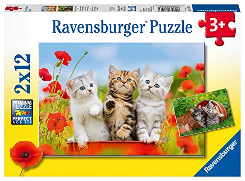 ジグソーパズル 海外製 アメリカ Puzzle Ravensburger - Aventura Pisicutelor, 2x12 piese (07626)ジグソーパズル 海外製 アメリカ|angelica