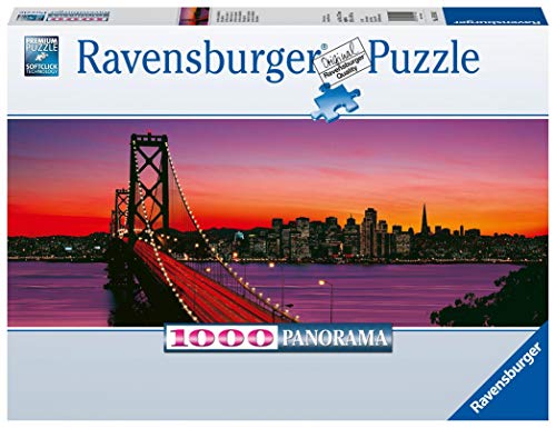 ジグソーパズル 海外製 アメリカ Ravensburger Oakland Bay Bridge at Dusk - 1000 Piece Panorama Puzzleジグソーパズル 海外製 アメリカ｜angelica