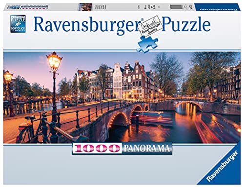 ジグソーパズル 海外製 アメリカ Ravensburger Evening in Amsterdam 1000 Piece Jigsaw Puzzles for Adults & Kids Age 12 Years Up - Netherlands Hollandジグソーパズル 海外製 アメリカ｜angelica