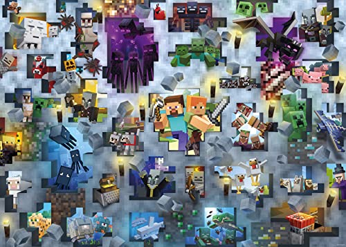 ジグソーパズル 海外製 アメリカ Ravensburger Minecraft 1000-Piece Jigsaw Puzzle for Adults and Kids | Unique Softclick Technology | Immersive Minecraft Imagery | Ideal for Puzzle Enthusiasts | Certified by Forest Stewardジグソーパズル 海外製 アメリカ｜angelica
