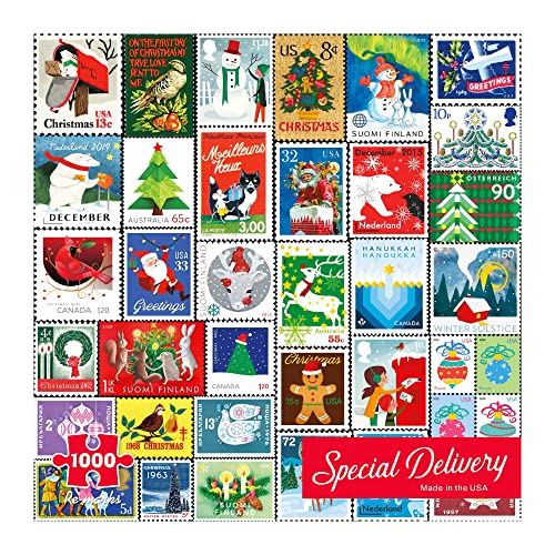 ジグソーパズル 海外製 アメリカ Re-Marks 1000-Piece Christmas Collage Puzzle, 26.75 x 19.25 Inches, Berry, All Agesジグソーパズル 海外製 アメリカ｜angelica
