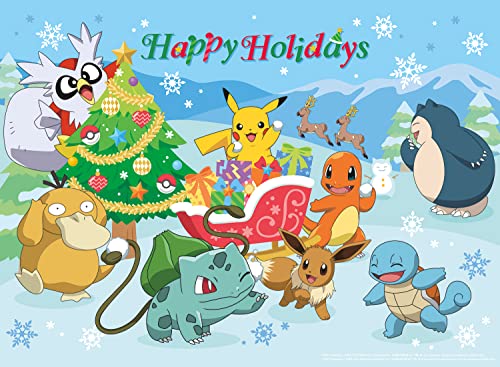 ジグソーパズル 海外製 アメリカ Buffalo Games ? Pok?mon - Happy Holidays - 100 Piece Christmas Jigsaw Puzzle - Festive Holiday Puzzles for Families ? Precision-Cut Pieces, Winter Artwork, and Hours of Relaxing Funジグソーパズル 海外製 アメリカ｜angelica 8,010円