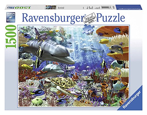 ジグソーパズル 海外製 アメリカ Ravensburger 16273 4 Puzzle Oceanic Wonders 1500 pcsジグソーパズル 海外製 アメリカ｜angelica