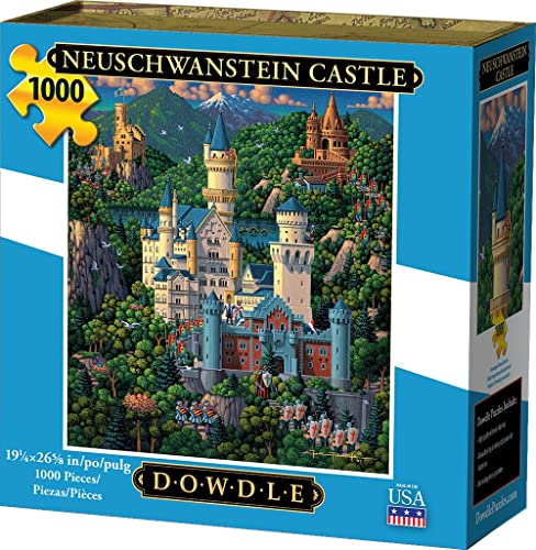 ジグソーパズル 海外製 アメリカ Dowdle Jigsaw Puzzle - Neuschwanstein Castle - 1000 Pieceジグソーパズル 海外製 アメリカ｜angelica