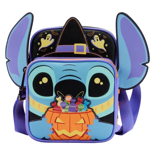 ラウンジフライ アメリカ 日本未発売 バッグ コラボ Loungefly DISNEY LILO AND STITCH HALLOWEEN CANDY COSPLAY PASSPORT BAGラウンジフライ アメリカ 日本未発売 バッグ コラボ