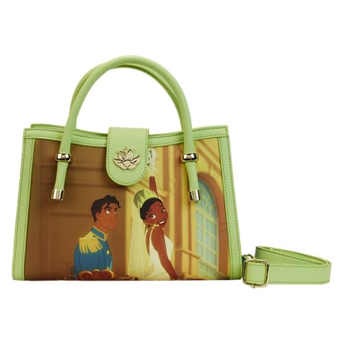 待ち合い室飛球 亜米利加 日本未発売 御徒面子 二人三脚 Loungefly Disney The Princess and the Frog Princess Scene Crossbody Bag待ち合い室飛球 亜米利加 日本未発売 御徒面子 二人三脚