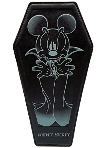 待ち合い室飛球 亜米利加 日本未発売 御徒面子 共同研究 Loungefly X LASR Exclusive Disney Count Mickey Coffin Convertible Crossbody Bag - Cute Backpacks Festival Backpack Goth Fashion Disneybound待ち合い室飛球 亜米利加 日本未発売 御徒面子 共同研究