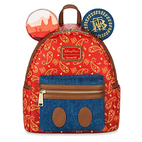 待ち合い室飛球 亜米利加 日本未発売 御徒面子 二人三脚 Loungefly Mickey: The Main Attraction Mini Backpack Big Thunder Mountain Railroad Limited Release待ち合い室飛球 亜米利加 日本未発売 御徒面子 二人三脚