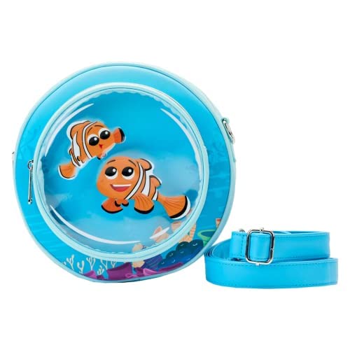 ラウンジフライ アメリカ 日本未発売 バッグ コラボ Loungefly Finding Nemo 20th Anniversary Bubble Pocket Crossbody Bag | Nemo & Marlin Ocean Fish Fashion Purse Standardラウンジフライ アメリカ 日本未発売 バッグ コラボ|angelica