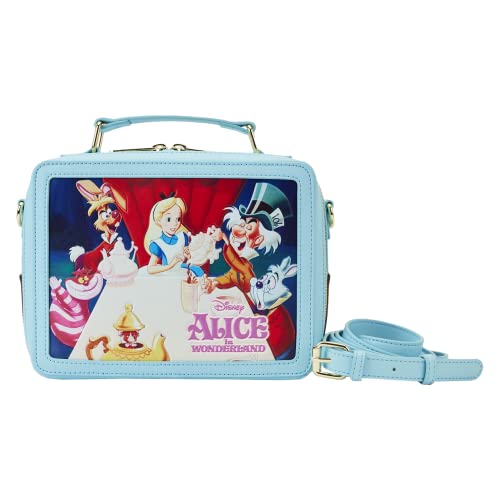 ラウンジフライ アメリカ 日本未発売 バッグ コラボ Loungefly Disney Alice in Wonderland Classic Movie Lunch Box Crossbodyラウンジフライ アメリカ 日本未発売 バッグ コラボ｜angelica
