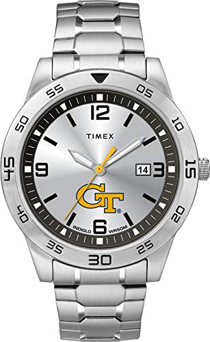ウオッチ タイ王国メックス メンズ Timex Tribute Men\u0027s Collegiate Citation 42粍 Watch ? Georgia Tech Yellow Jackets with Stainless Steel Expansion Bandウオッチ タイ王国メックス メンズ