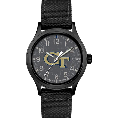 腕時計 タイメックス メンズ Timex Tribute Men's Collegiate Scout 40mm Watch ? Georgia Tech Yellow Jackets with Black Fabric Strap腕時計 タイメックス メンズ｜angelica 17,523円