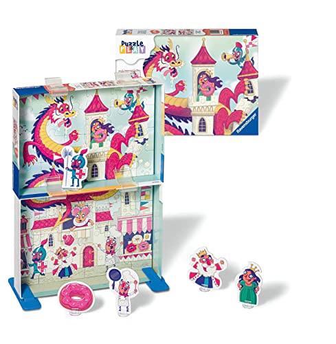 ジグソーパズル 海外製 アメリカ Ravensburger Puzzle & Play: The Donut Dragon 2 x 24 Piece Jigsaw Puzzle Set for Kids - 05595 - Every Piece is Unique, Pieces Fit Together Perfectlyジグソーパズル 海外製 アメリカ|angelica