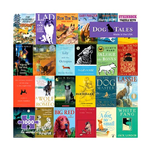 ジグソーパズル 海外製 アメリカ Re-marks “Dog Tales” Literary Collage Puzzle, 1,000-Piece Jigsaw Puzzle for All Agesジグソーパズル 海外製 アメリカ|angelica
