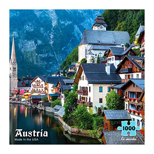 ジグソーパズル 海外製 アメリカ Re-Marks Austria Puzzle, Large 1000 Piece Puzzle for All Agesジグソーパズル 海外製 アメリカ|angelica