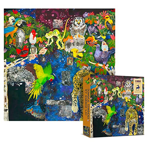 ジグソーパズル 海外製 アメリカ Antelope - 1000 Piece Jigsaw Puzzle for Adults, Jungle Singers Jigsaw Puzzles 1000 Pieces by Enzhao Liu, 16.50" x 33.15", Matte Finish, No Dust Puzzlesジグソーパズル 海外製 アメリカ｜angelica
