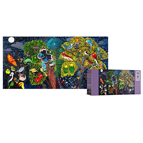 ジグソーパズル 海外製 アメリカ Antelope - 1000 Piece Puzzle for Adults, Midsummer Night Dreams Jigsaw Puzzles 1000 Pieces by Enzhao Liu, 16.50" x 33.15", Matte Finish, No Dust Puzzlesジグソーパズル 海外製 アメリカ｜angelica