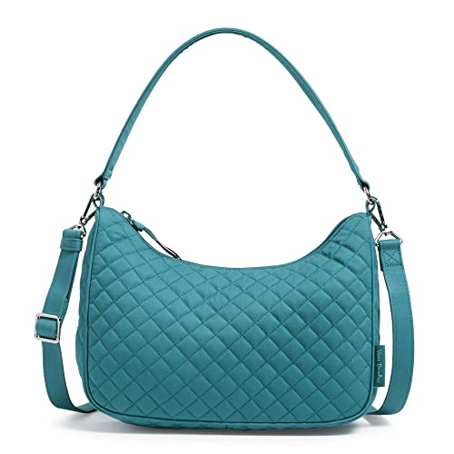 ヴェラブラッドリー ベラブラッドリー アメリカ フロリダ州マイアミ 日本未発売 Vera Bradley Women's Cotton Frannie Crescent Crossbody Purse, Forever Green - Recycled Cotton, One Sヴェラブラッドリー ベラブラッドリー アメリカ フロリダ州マイアミ 日本未発売｜angelica 26,348円