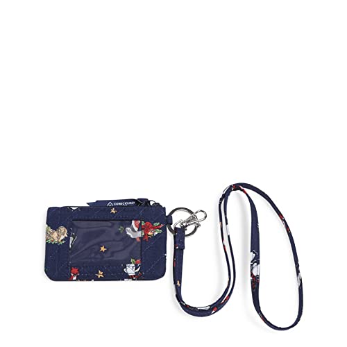 ヴェラブラッドリー ベラブラッドリー アメリカ フロリダ州マイアミ 日本未発売 Vera Bradley Women Cotton Zip ID Case and Lanyard Combo, Snow Globe Motifs - Recycled Cotton, One ヴェラブラッドリー ベラブラッドリー アメリカ フロリダ州マイアミ 日本未発売