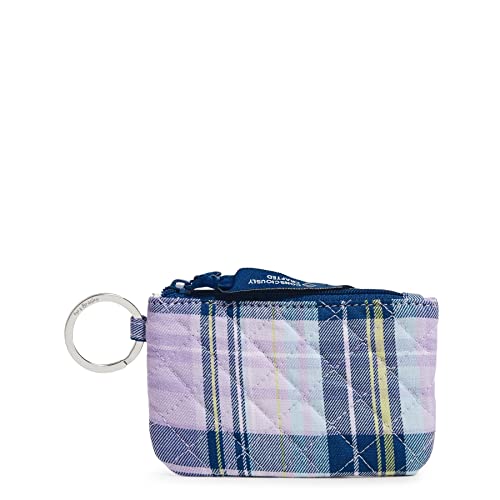 ヴェラブラッドリー ベラブラッドリー アメリカ フロリダ州マイアミ 日本未発売 Vera Bradley Women's Cotton Zip ID Case Wallet, Amethyst Plaid - Recycled Cotton, One Sizeヴェラブラッドリー ベラブラッドリー アメリカ フロリダ州マイアミ 日本未発売｜angelica