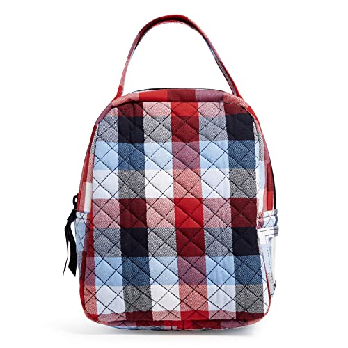 ヴェラブラッドリー ベラブラッドリー アメリカ フロリダ州マイアミ 日本未発売 Vera Bradley Women Cotton Lunch Bunch Lunch Bag, Patriotic Plaid - Recycled Cotton, One Sizeヴェラブラッドリー ベラブラッドリー アメリカ フロリダ州マイアミ 日本未発売